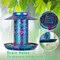 Solar Bird Feeder for Outdoors Hanging, Metal Wild Cardinals Garden Lantern with S Hook, Weatherproof and Water Resistant Birdfeeders as Gift Idea for Bird Lovers (Blue)